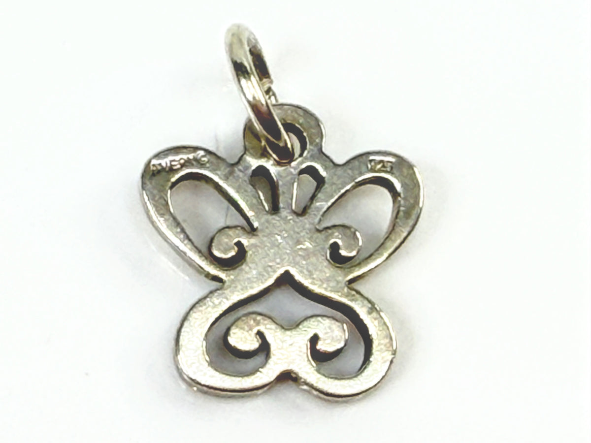 James Avery Sterling Silver Spring Butterfly Openwork Charm Jewelry JR2138