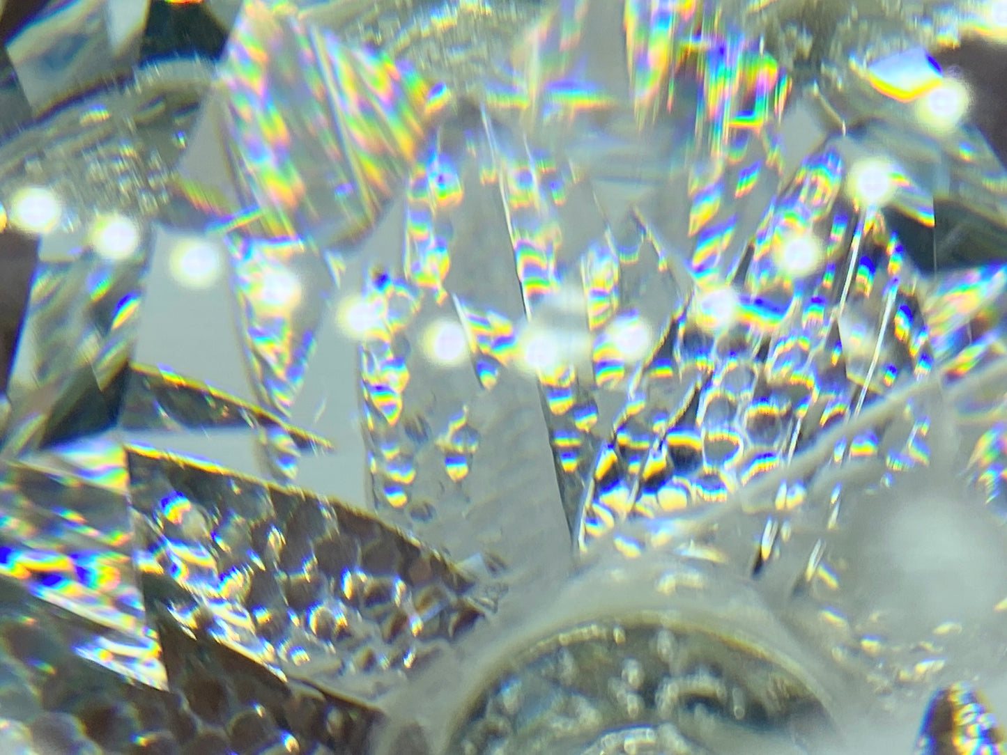 Swarovski Crystal Pineapple Large – faceted Clear And Rhodium Plated 4.5" S134