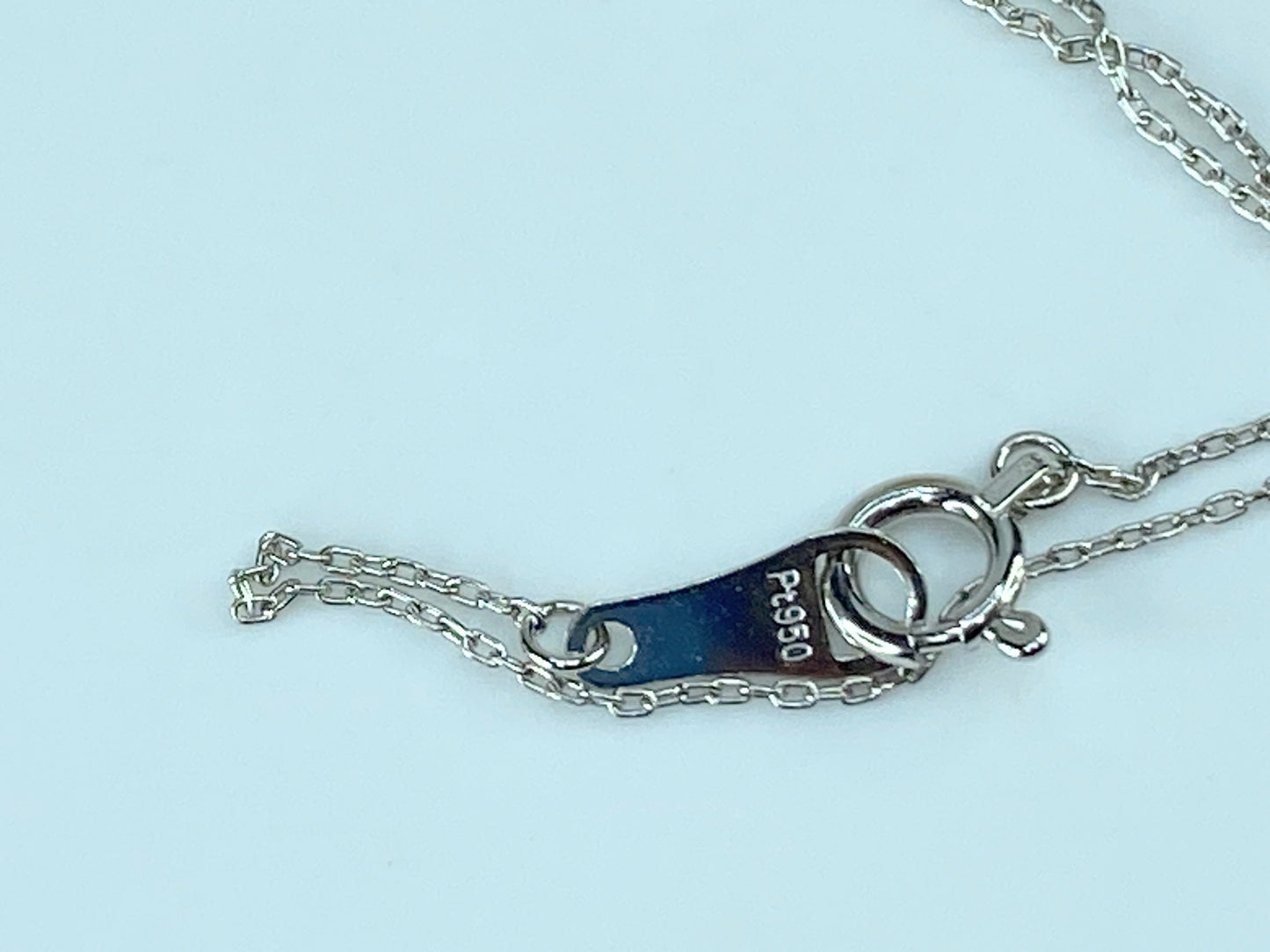 18K white gold 1.0ct round brilliant diamond swing pendant necklace 20" JR246