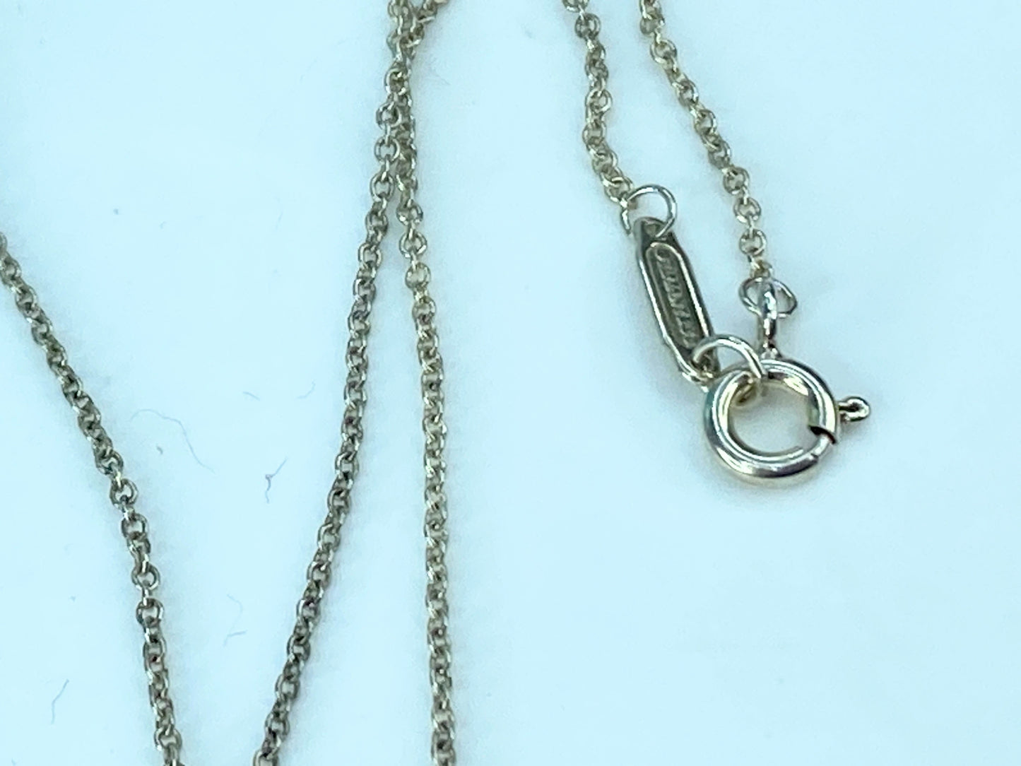 TIFFANY & Co. Sterling Nagoya 2014 Women's Marathon necklace 16" 5.8g JR263