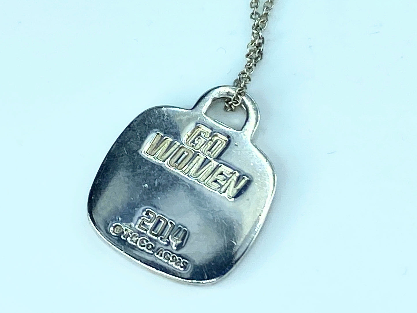 TIFFANY & Co. Sterling Nagoya 2014 Women's Marathon necklace 16" 5.8g JR263
