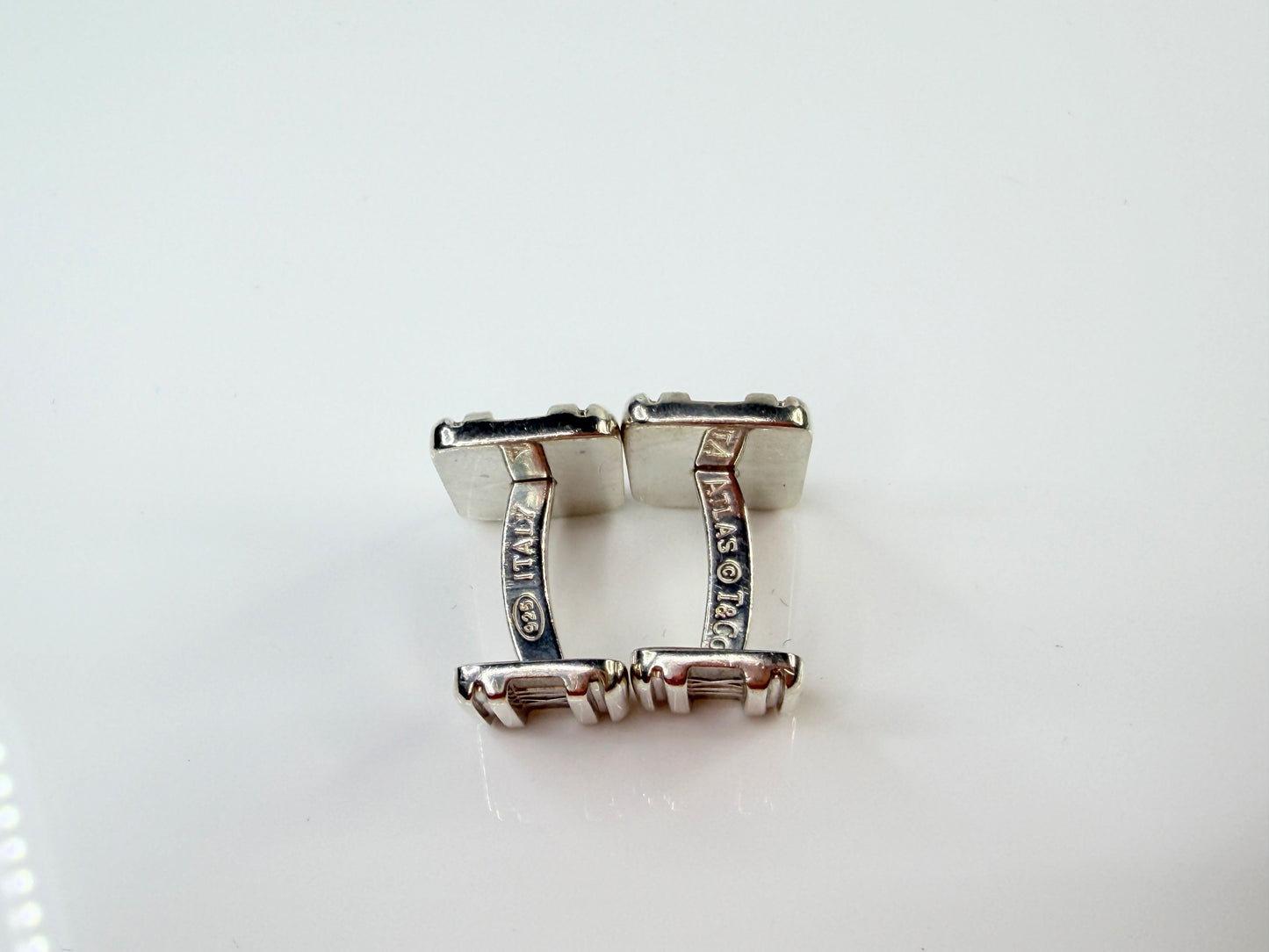 Vintage Tiffany Atlas Sterling Silver Cufflinks Italy SS217