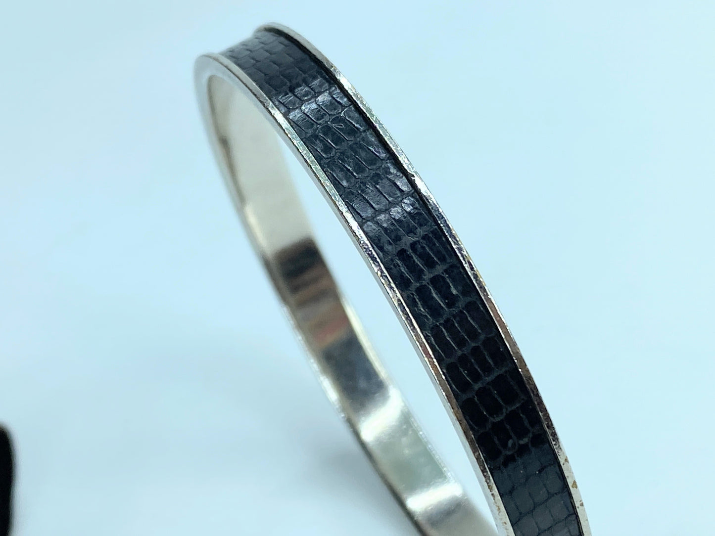 Hermes Kelly Lock Cadena Bracelet Metal and Leather with pouch GS222