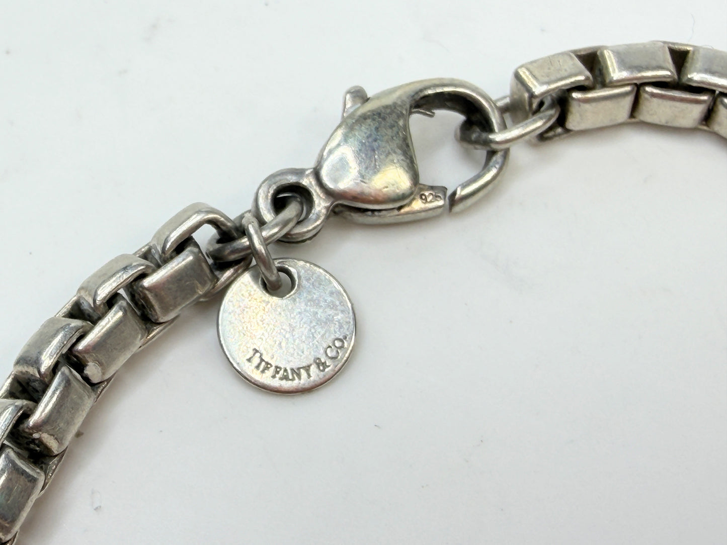 Tiffany & Co. Sterling Venetian Link Bracelet 7.5in JR1406