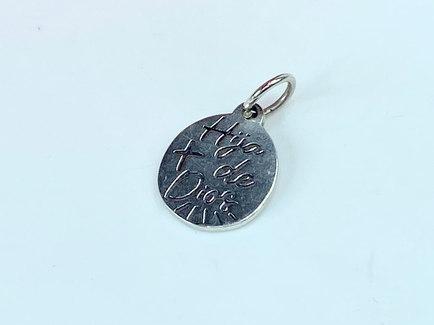 James Avery Sterling "Hija de Dios" daughter of God Charm 1.7g JR863