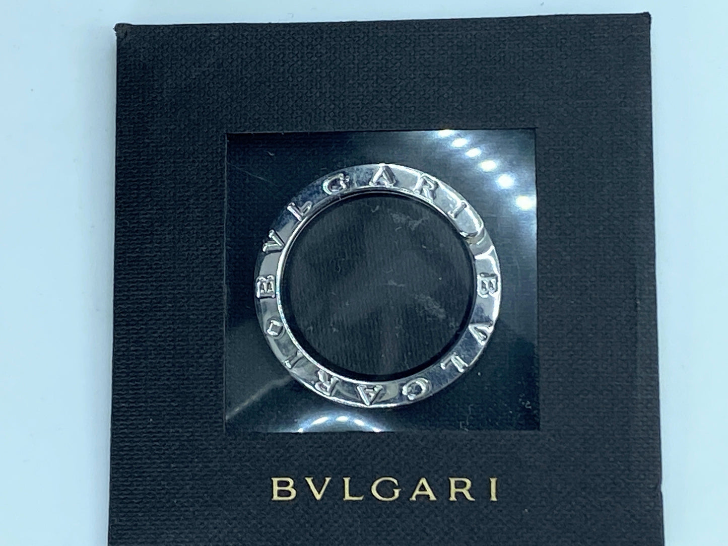 BVLGARI Bvlgari Key Ring Logomania sterling silver original package NEW GS237