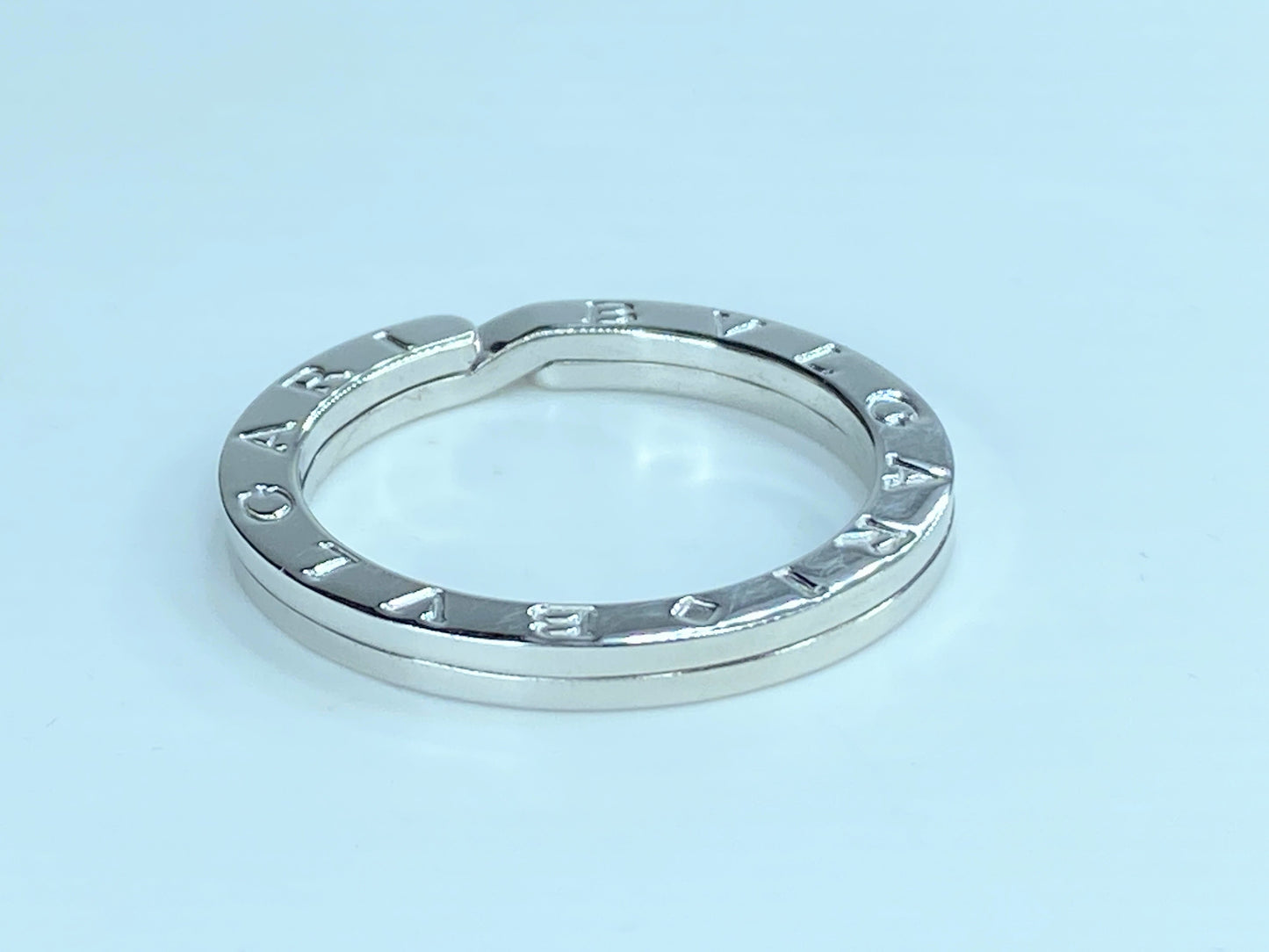 BVLGARI Bvlgari Key Ring Logomania sterling silver original package NEW GS237