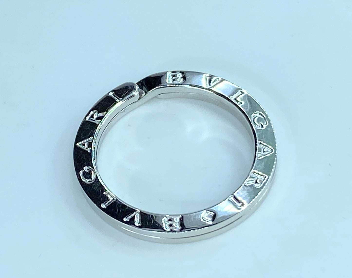 BVLGARI Bvlgari Key Ring Logomania sterling silver original package NEW GS237