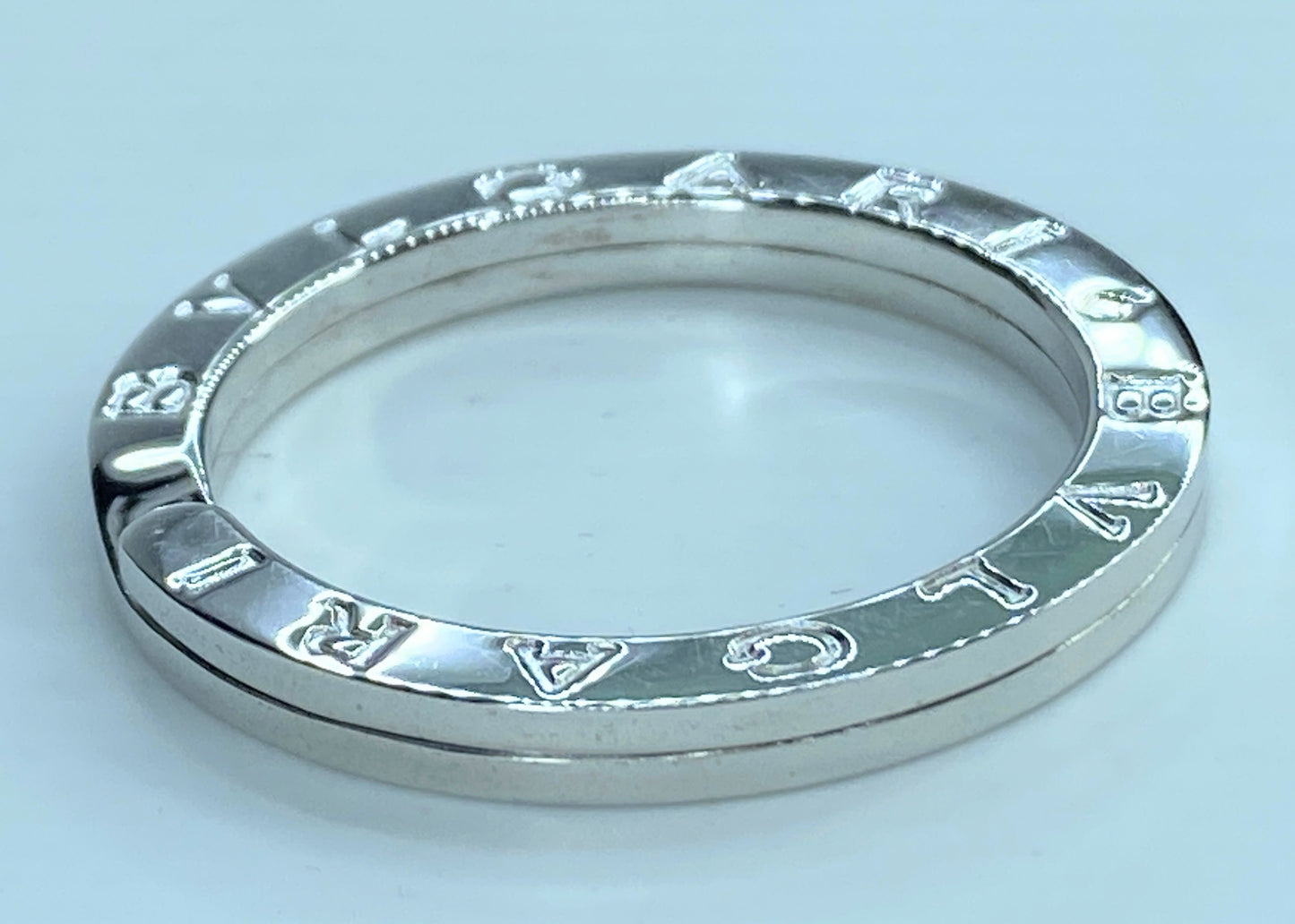 BVLGARI Bvlgari Key Ring Logomania sterling silver original package NEW GS237