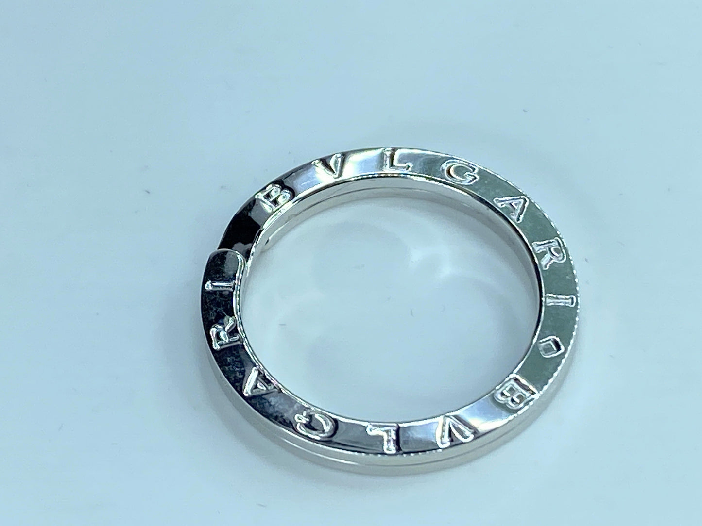BVLGARI Bvlgari Key Ring Logomania sterling silver original package NEW GS237