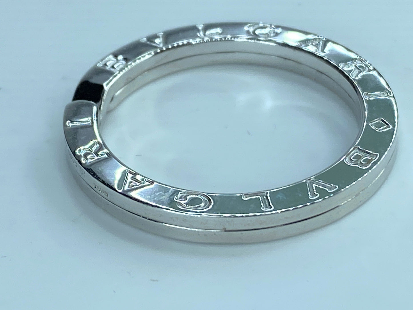 BVLGARI Bvlgari Key Ring Logomania sterling silver original package NEW GS237