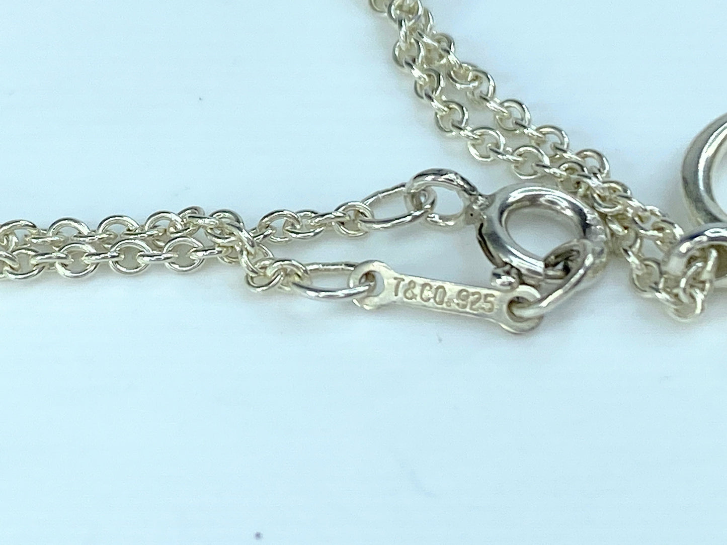 Tiffany & Co Sterling Silver Peretti Large Apple Pendant Necklace 18.0" JR9751