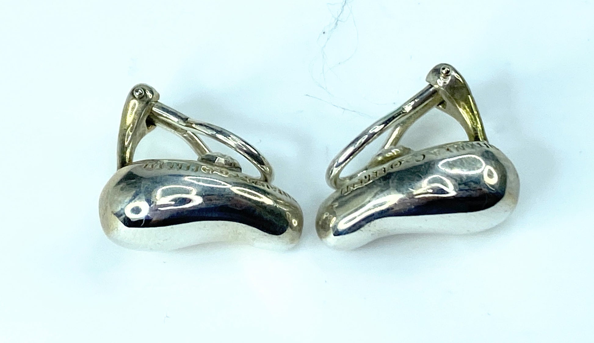 Tiffany & Co. Teardrop Earrings Silver Elsa Peretti Clip on back 8.1g JR9709