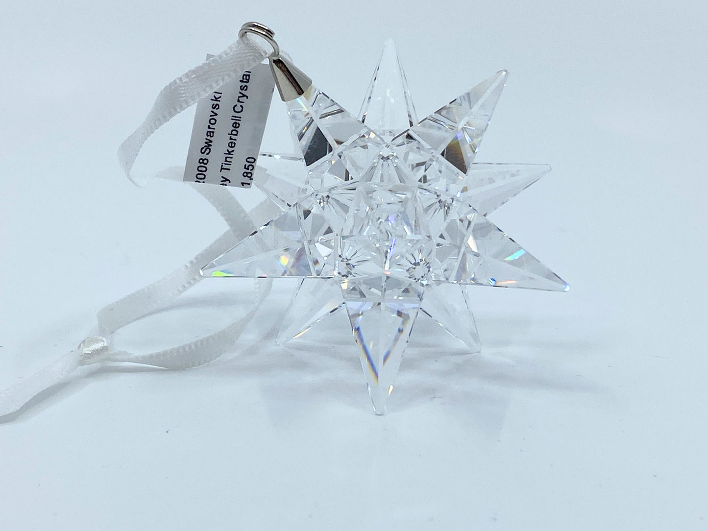 Swarovski Crystal Clear 3D Star Christmas Holiday Ornament #5064257 S151