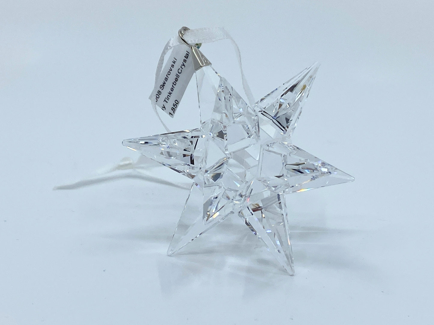 Swarovski Crystal Clear 3D Star Christmas Holiday Ornament #5064257 S151