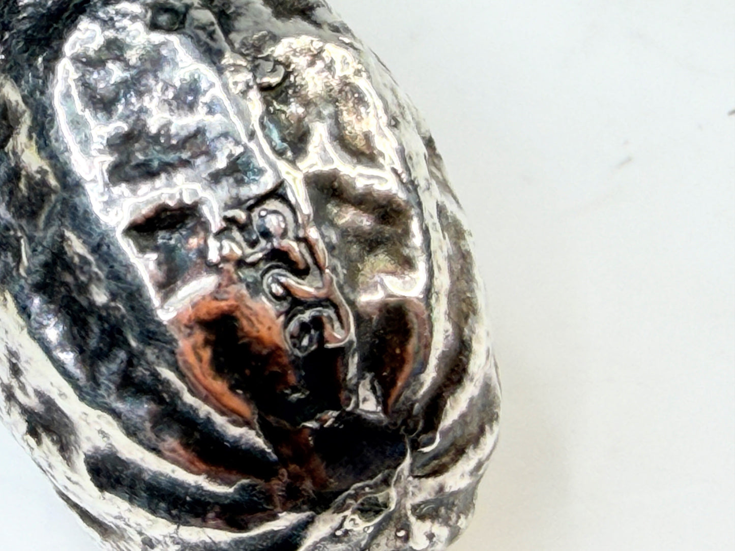 Early Century Sterling Silver Peanut Form 3pc Set H925 SS247