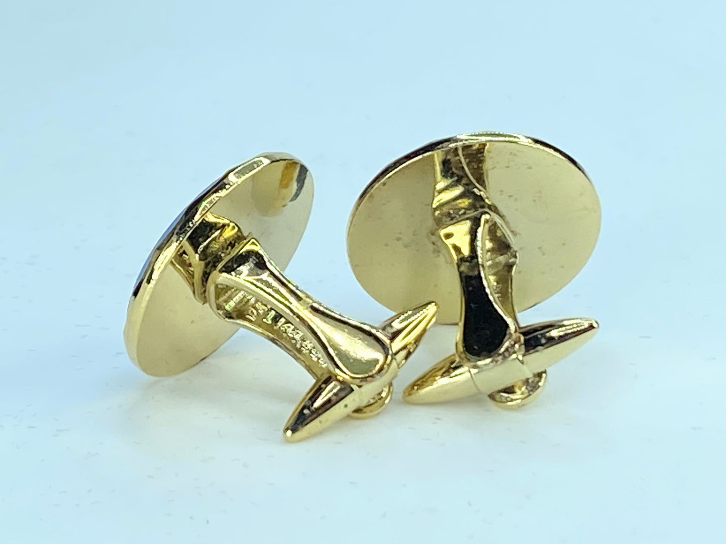 Wedgwood Blue Jasperware Zodiac Scorpio Cufflinks 21.85mm GS307