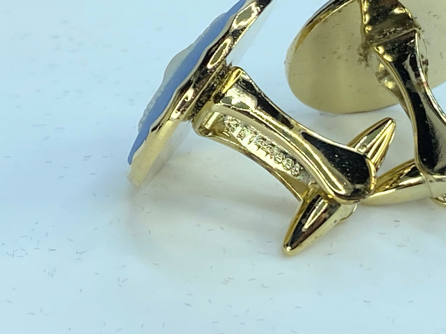 Wedgwood Blue Jasperware Zodiac Scorpio Cufflinks 21.85mm GS307
