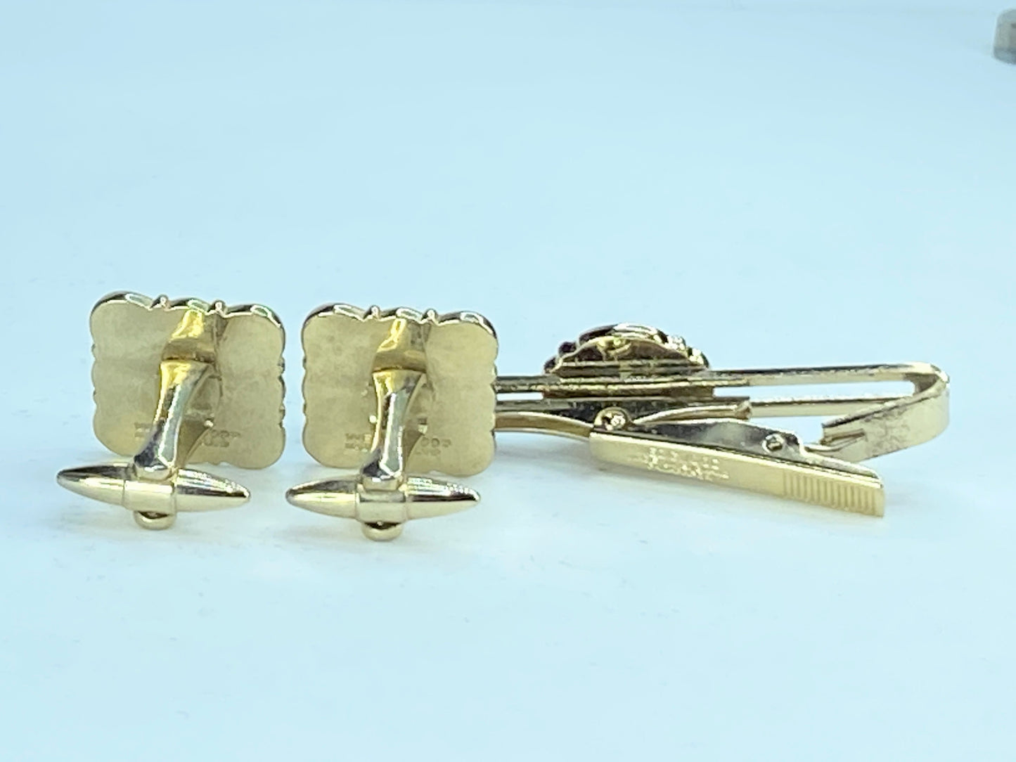 Wedgewood Cufflinks Jasper Stratton Caesar Vespasian Ship Tie pin GS308