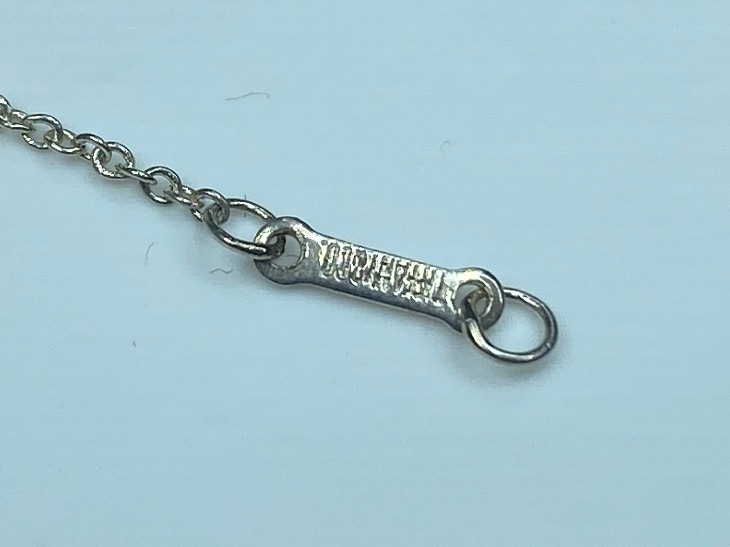 Authentic Tiffany & Co. sterling silver 1.16mm 16.0" necklace 1.4g JR229