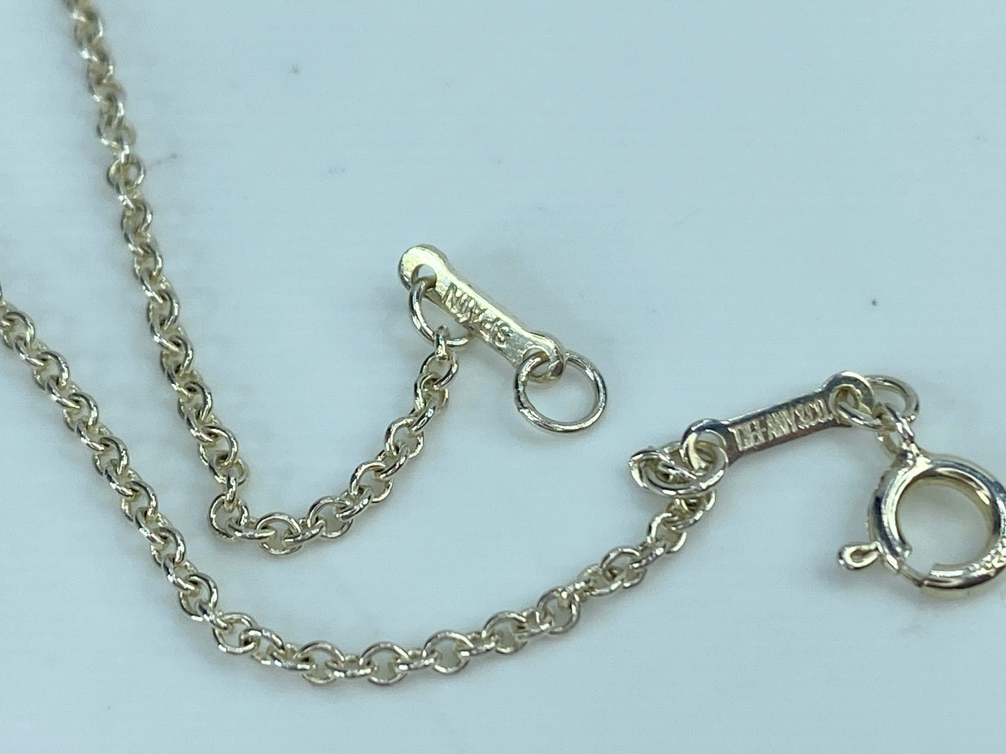 Tiffany & Co. Elsa Peretti Five Heart Sterling Silver Pendant Necklace JR9514