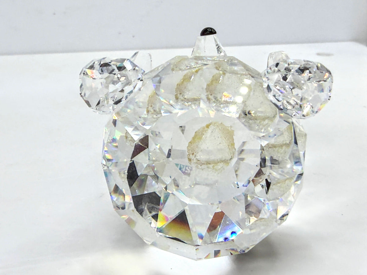 Swarovski: Retired Large Sitting Teddy Bear Crystal Max Schreck 010009 S366