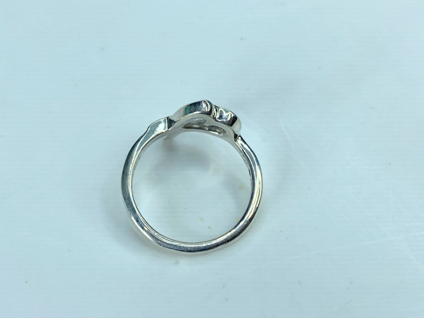 Tiffany & Co. Sterling Silver Loving Heart Ring size 7 3.3g w/box JR900