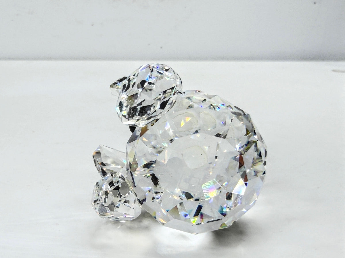 Retired Swarovski: Vintage Small Teddy Bear Crystal Woodland Friends S368