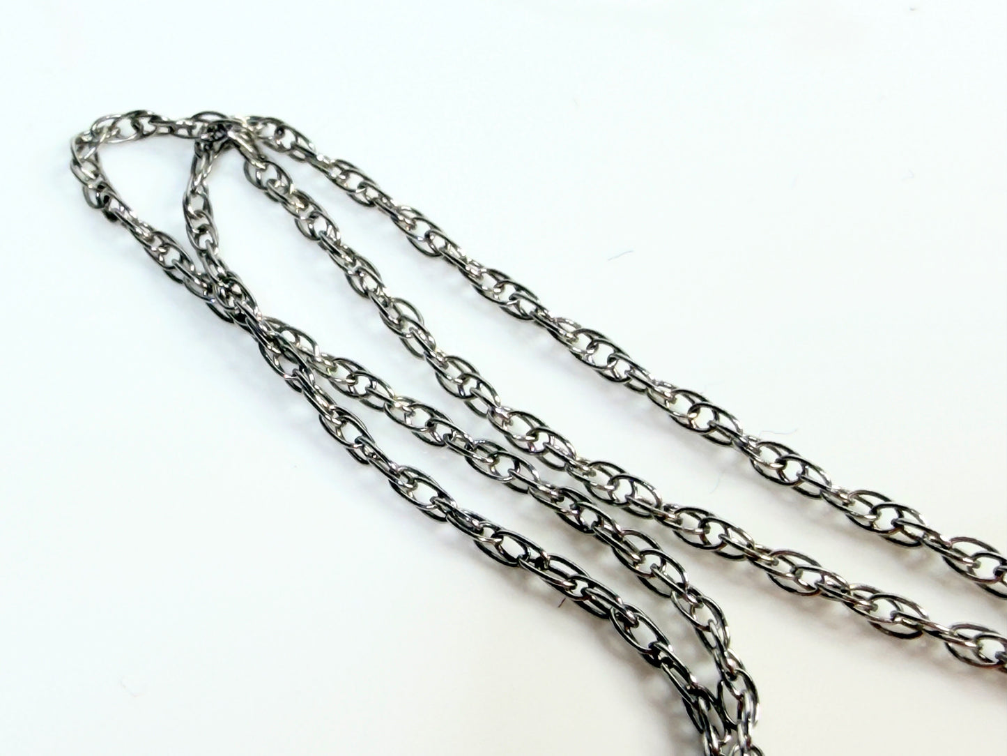 Vintage Judith Ripka Sterling Silver CZ Initial S Pendant necklace JR1438