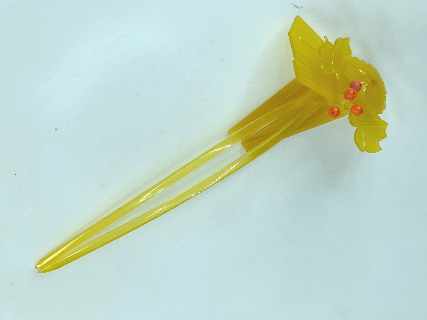 "Spider Mum Hirauchi" Vintage Kanzashi 7.6g 5 3/4" GS595