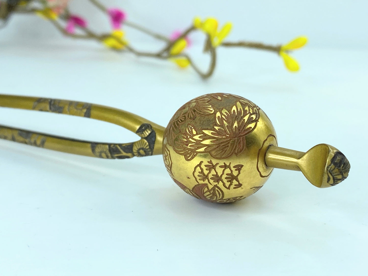 Kanzashi Japanese Hair Accessories Pins Tama-Kanzashi 12.1g GS605
