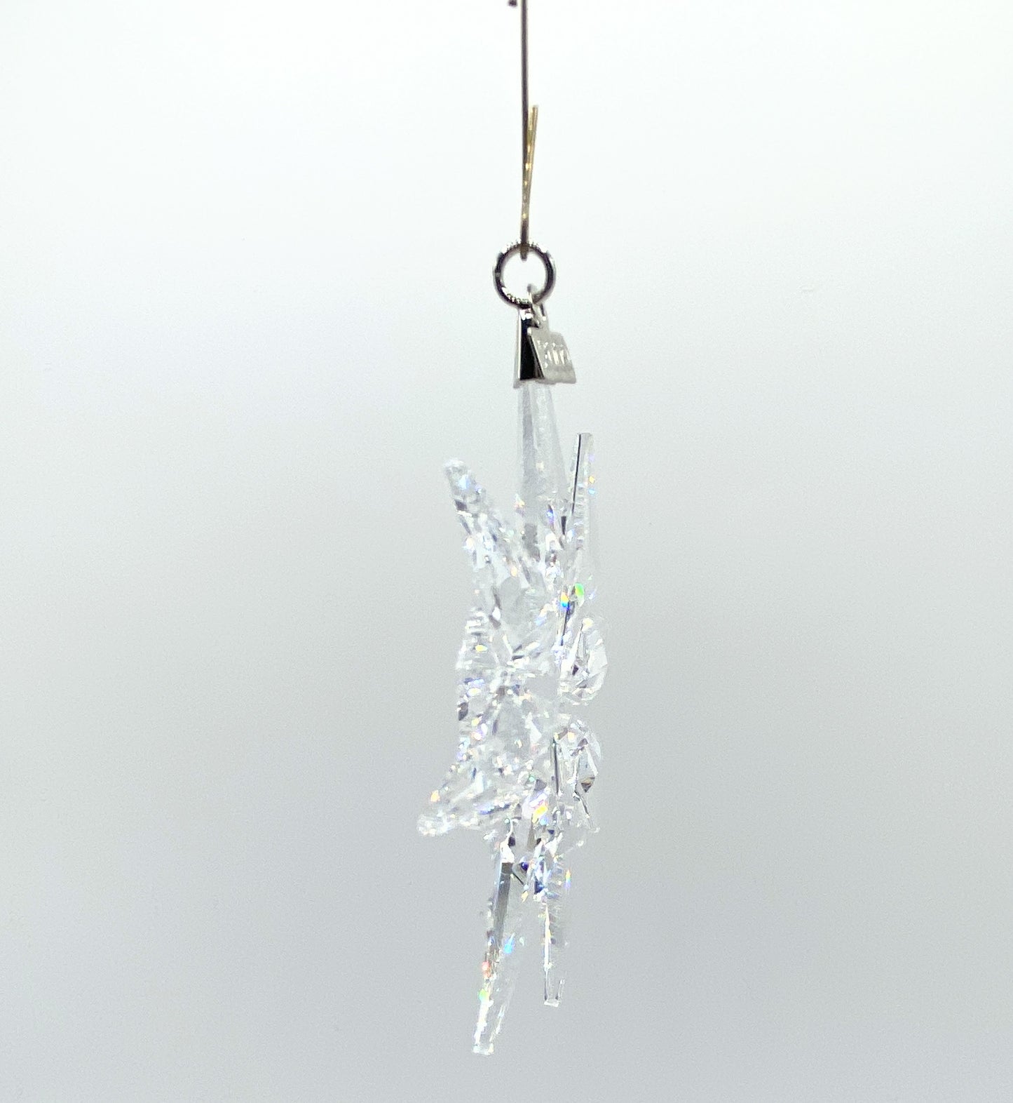 2009 Swarovski Crystal Christmas Ornament Star/snowflake 0983702 XN33