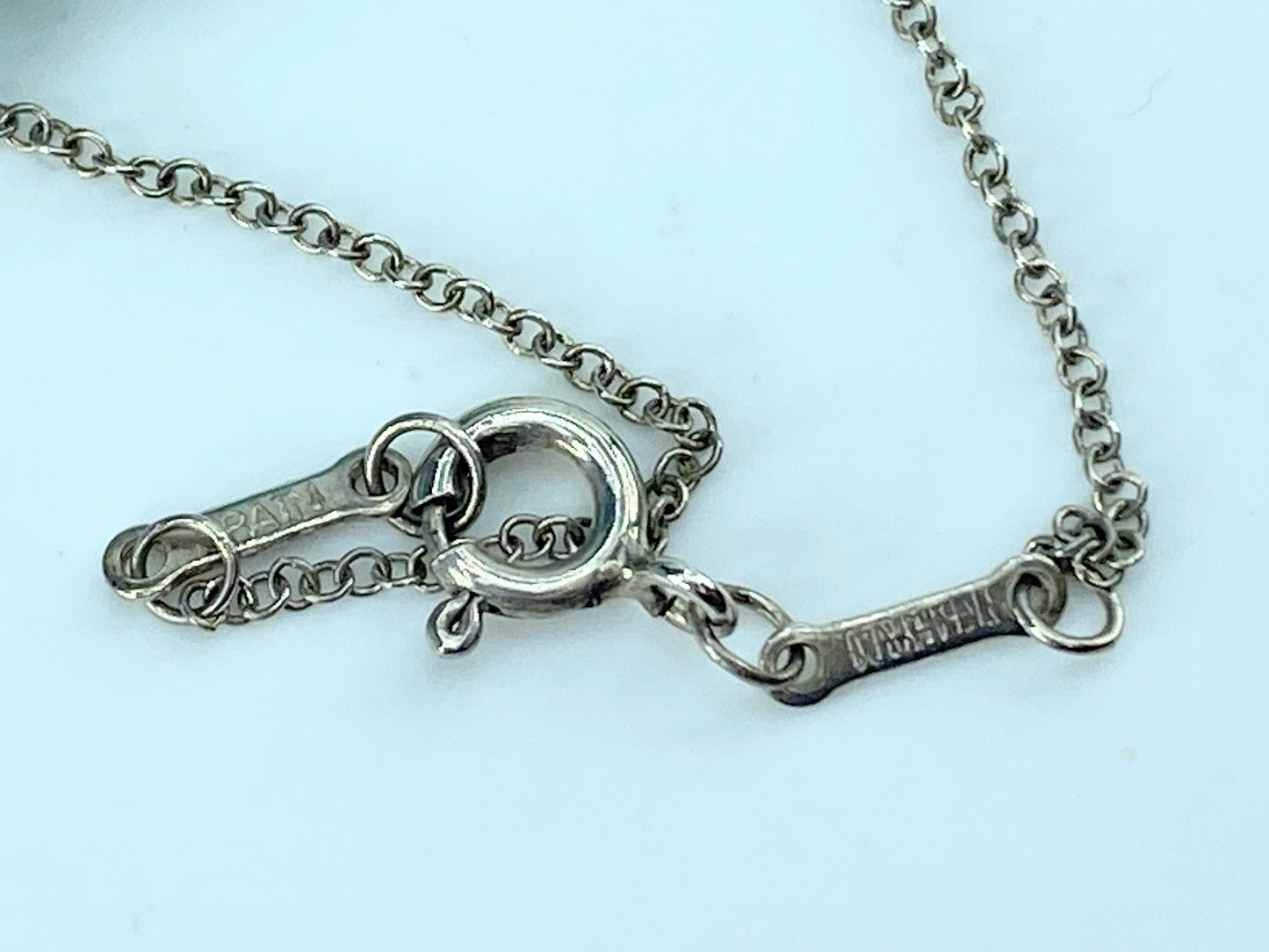 Tiffany & Co X Supreme sterling Silver necklace 16" 4.9g JR9601