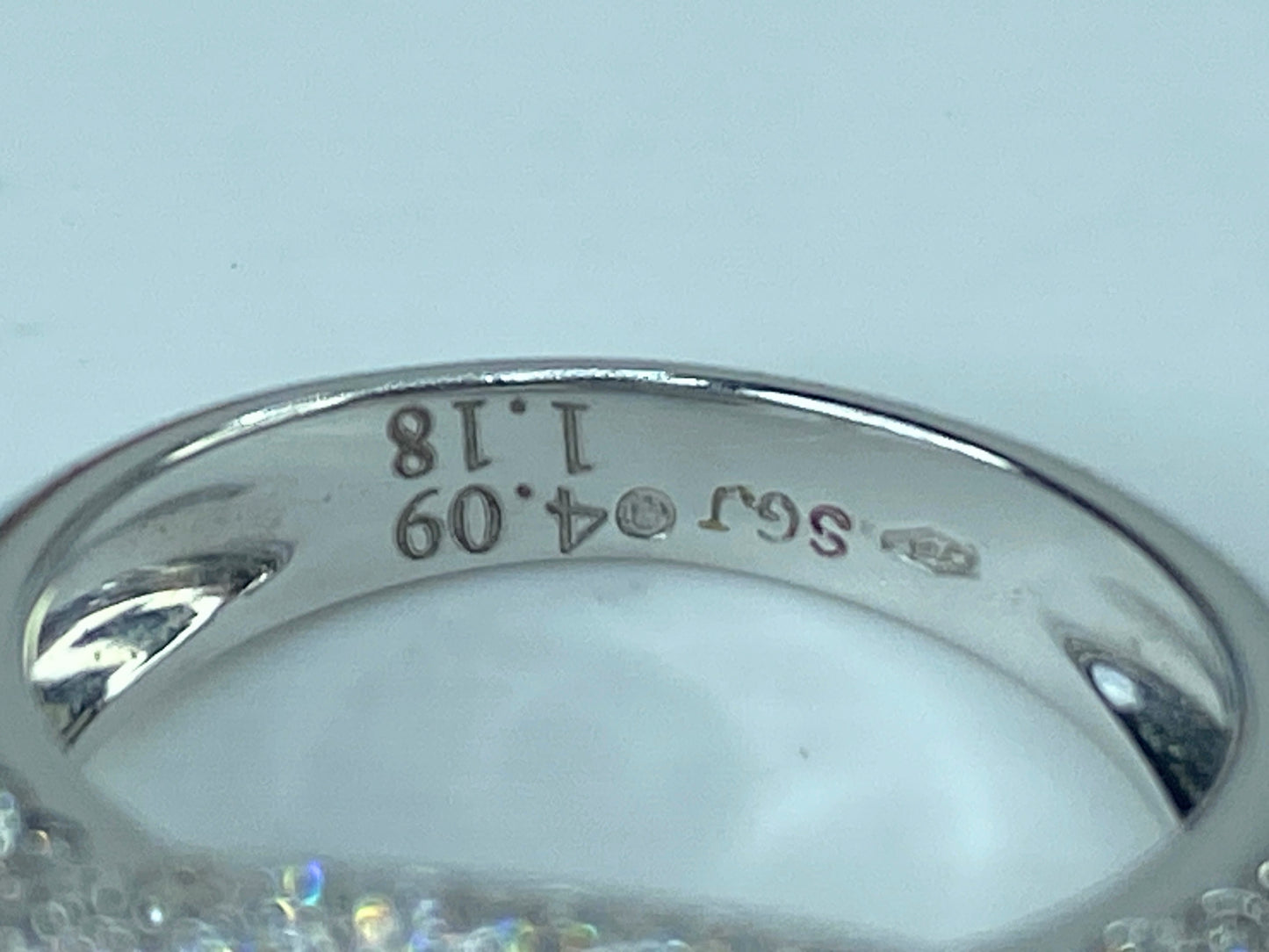 Appraised 11,975 18K 4.09ct Tanzanite 1.18ct G/Si1 Diamond ring s6.5 10.3g JR510