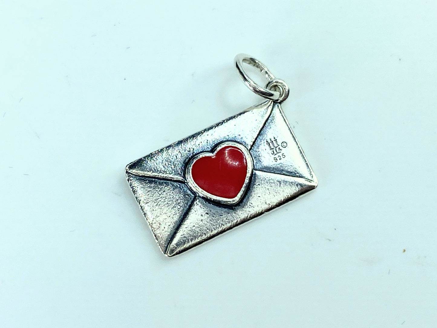 James Avery sterling silver 925 "To my love" Enamel Heart charm 3.0g JR9617