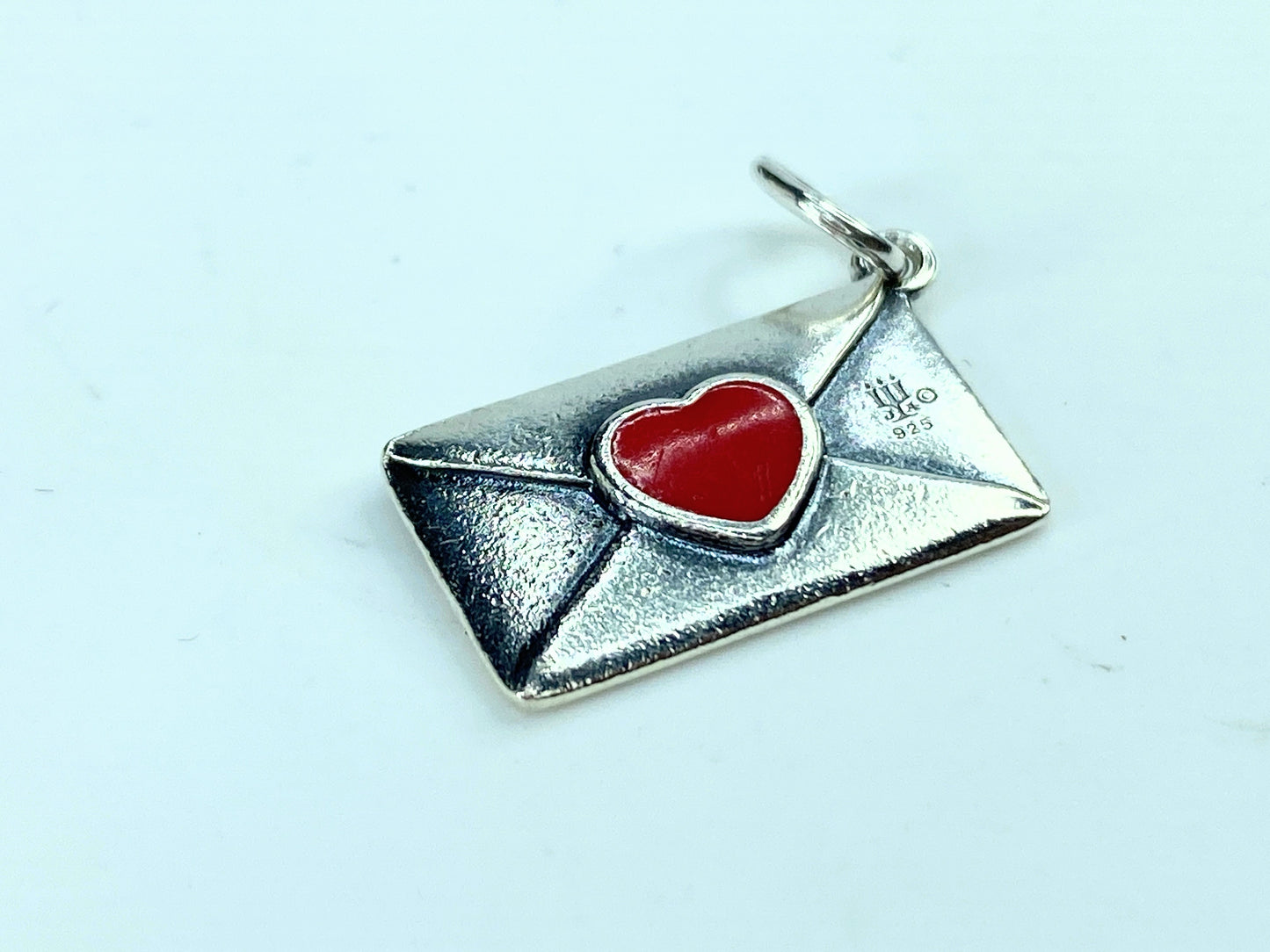 James Avery sterling silver 925 "To my love" Enamel Heart charm 3.0g JR9617
