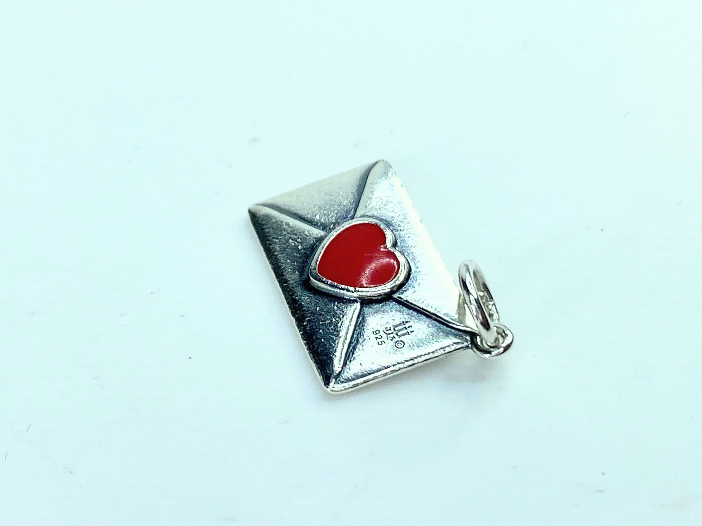 James Avery sterling silver 925 "To my love" Enamel Heart charm 3.0g JR9617