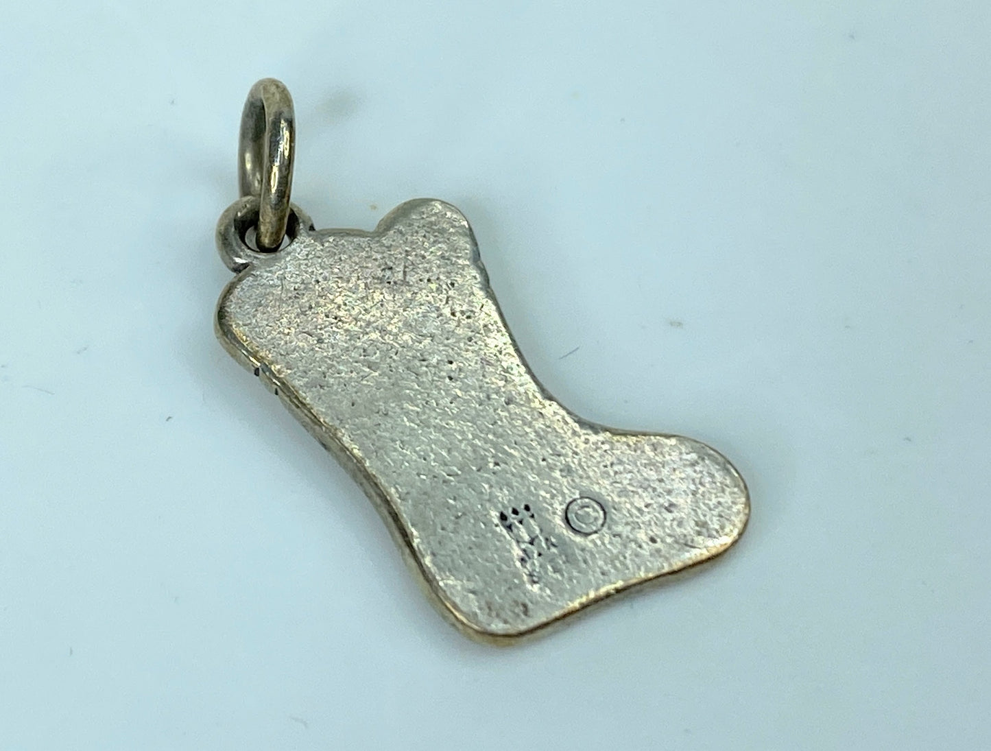 *RETIRED* James Avery Christmas Stocking Charm Sterling Silver 25mm JR936