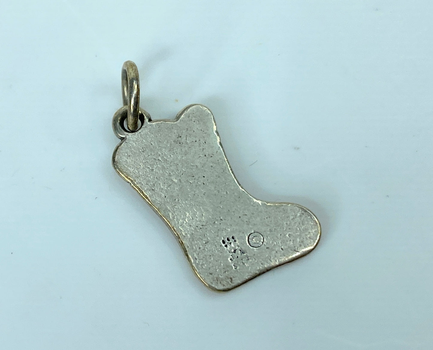 *RETIRED* James Avery Christmas Stocking Charm Sterling Silver 25mm JR936