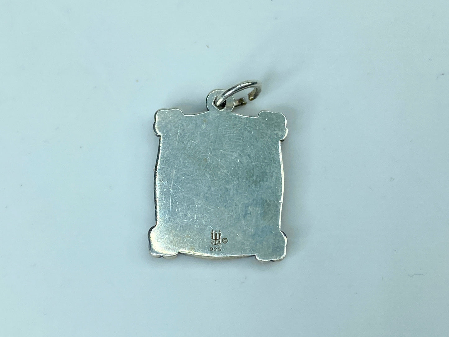 James Avery Sterling silver "Best Mom ever" charm pendant 25 x 17mm 5.2g JR941