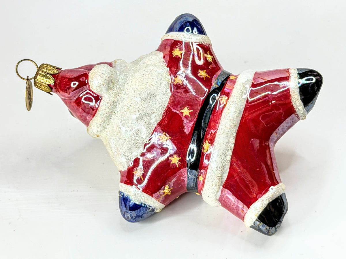 Christopher Radko Vintage Star Santa Resin Christmas Ornament Holiday XN135
