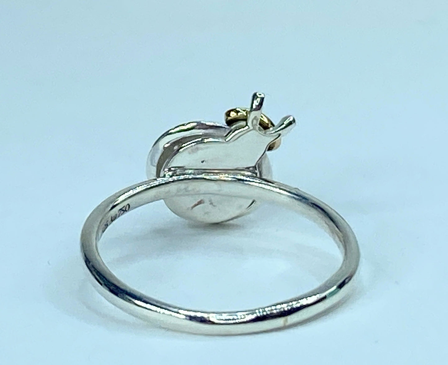 Tiffany & Co. 18K Sterling silver Two-Tone Love Bugs Ladybug Cocktail Ring JR957