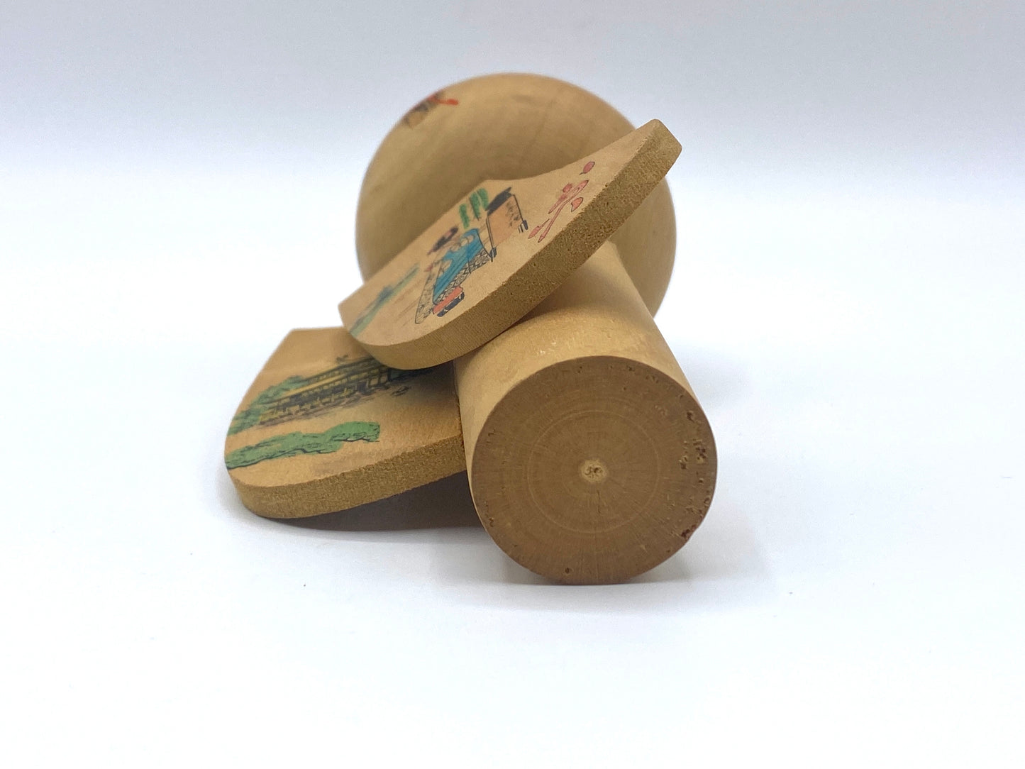 Japanese Creative KOKESHI Doll Title Sanjo Masaru Sama 5.75"