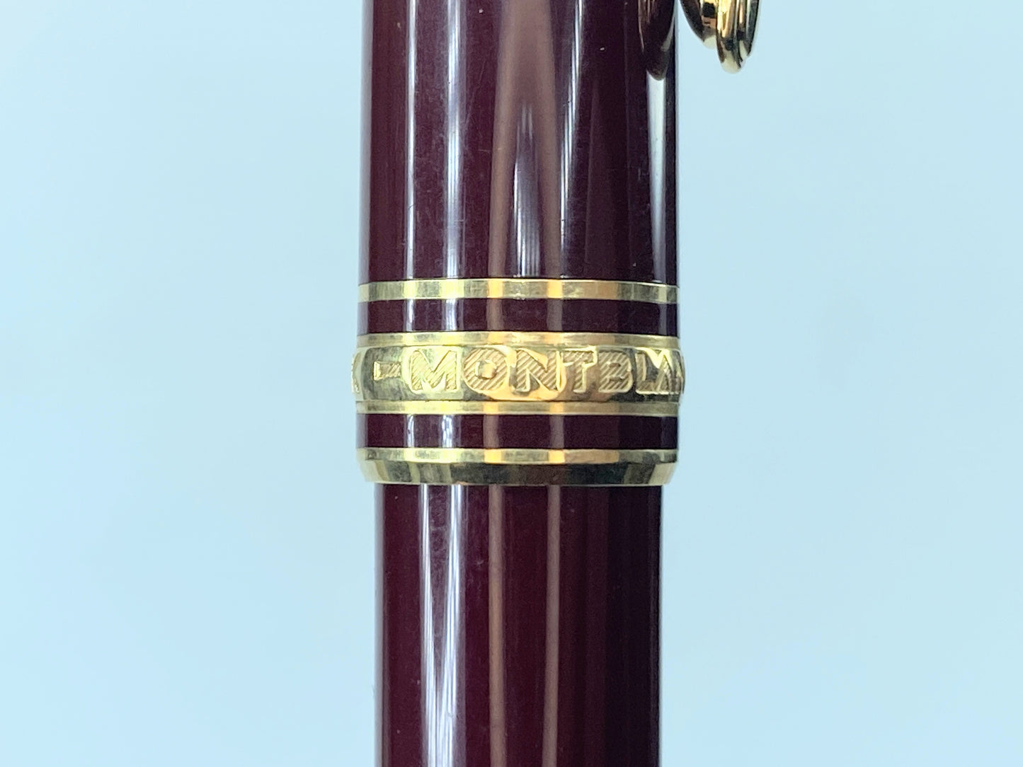 Mont Blanc Ballpoint Pen Bordeaux Burgundy Made In West Germany ST004