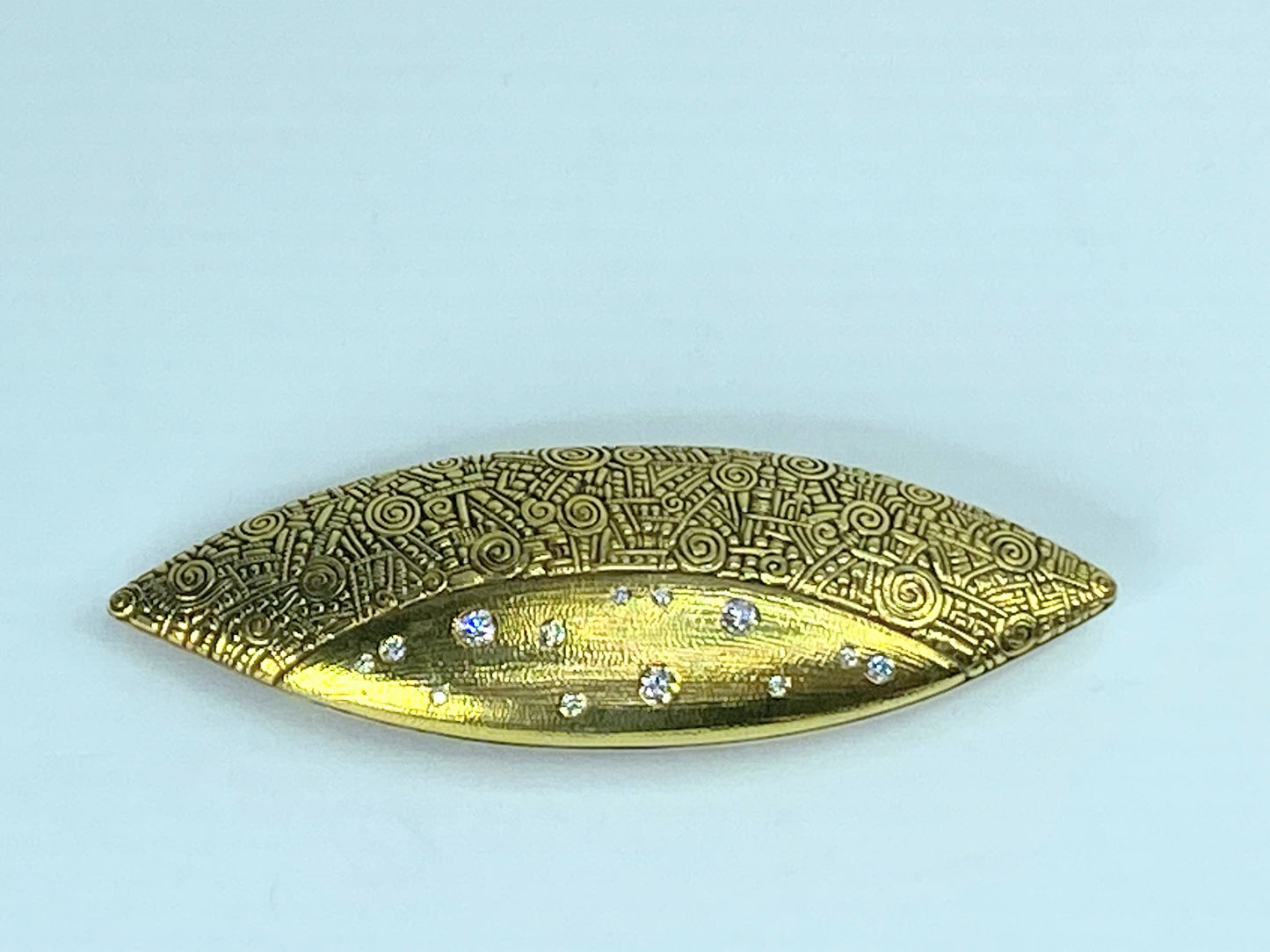 Alex Sepkus 18K Yellow Gold and 0.32ct Diamond brooch