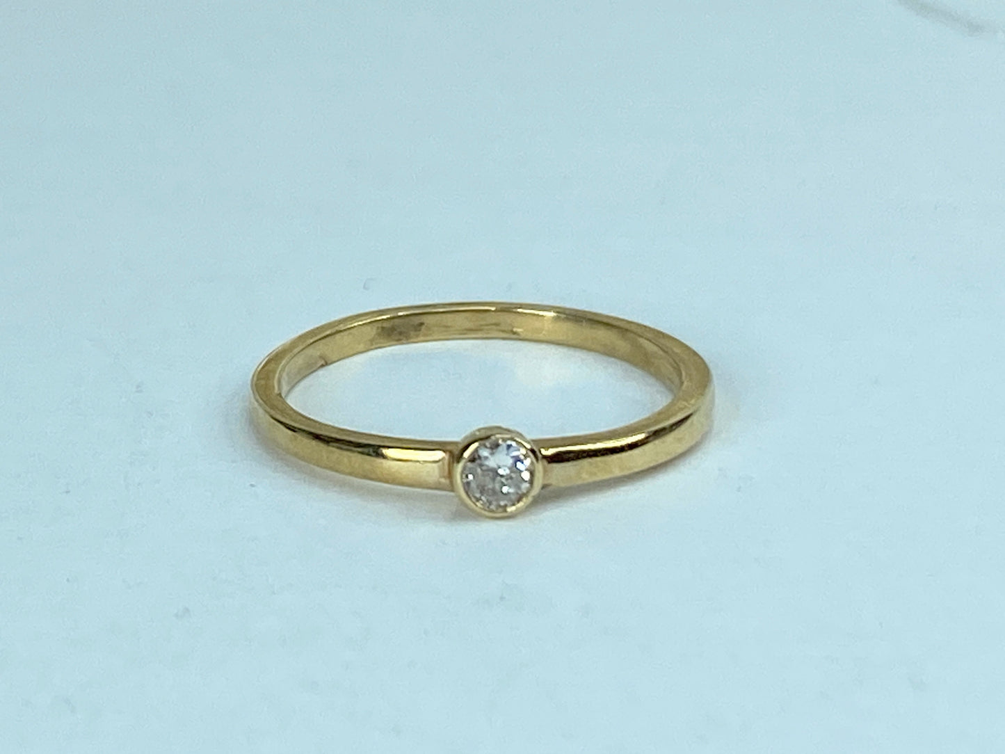 Minimalist 0.11ct G/VS Diamond Engagement Ring s6.5 JR967