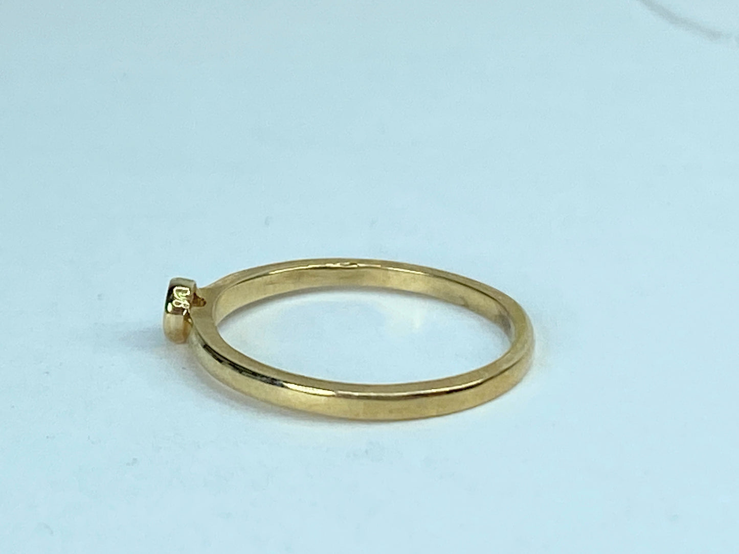 Minimalist 0.11ct G/VS Diamond Engagement Ring s6.5 JR967