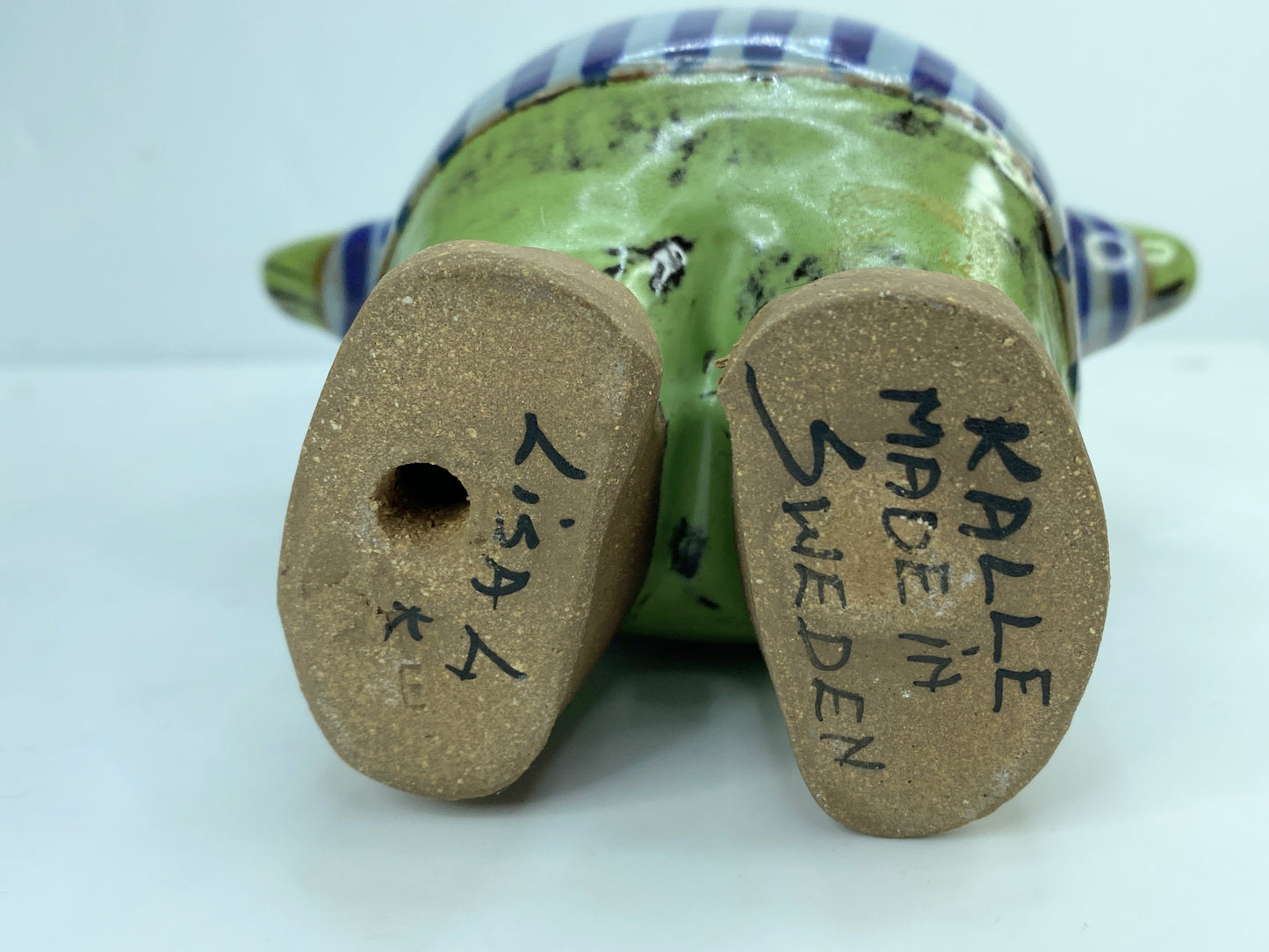 signed Lisa Larson for Gustavsberg, Stoneware Figure "Kalle" A425