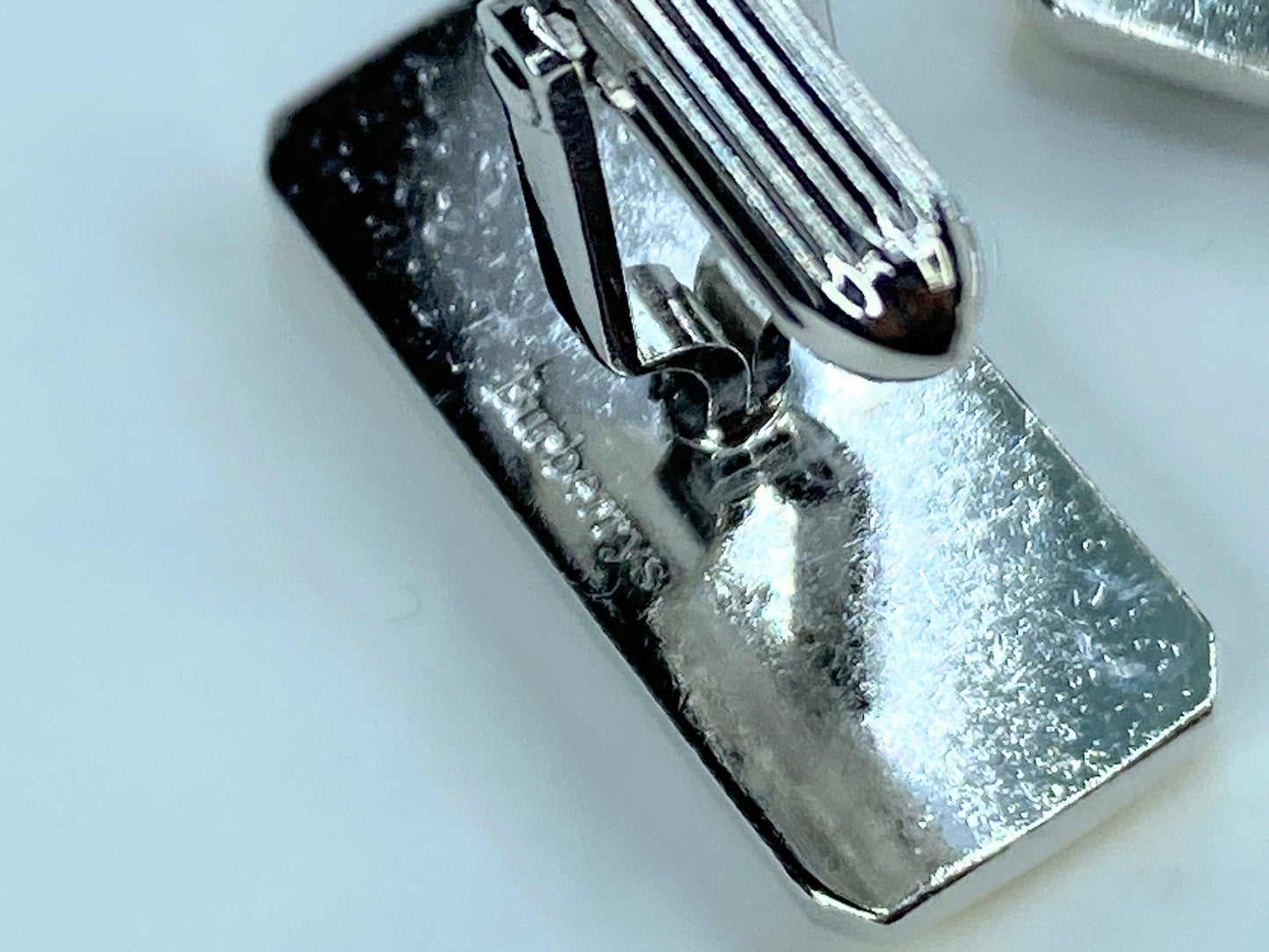 Vintage Burberry cufflinks Tie clips Gold Silver Work Suit GS385