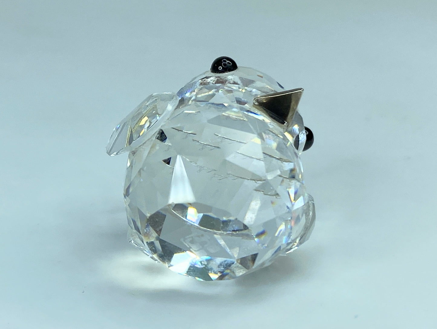 Swarovski Crystal Mini Baby Bird Figurine COA Mirror, mint condition S171